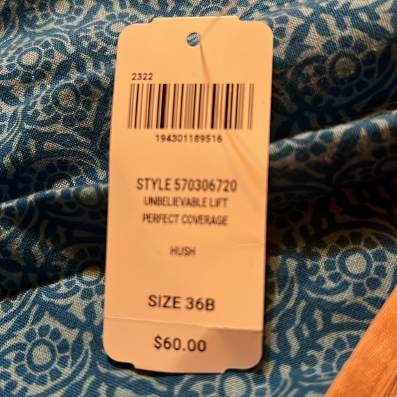 NWT SOMA Chico’s Lift Unlined Perfect Coverage Support Bra tan nude Hush 36B - Picture 9 of 16